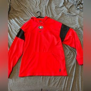 Georgia Bulldogs on-field Nike drifit hoodie